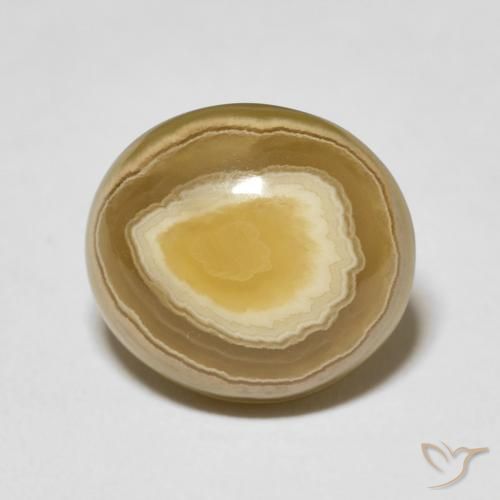 11.55ct Natural Multicolor Agate, Oval, Opaque
