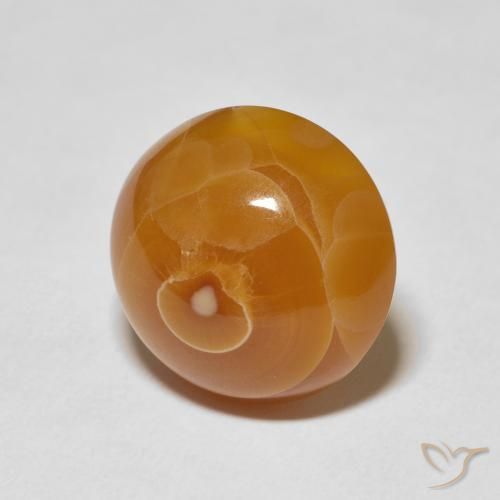 15.12 ct Multicolor Agate Stone, Natural Agate in Oval Cabochon Shape for Sale