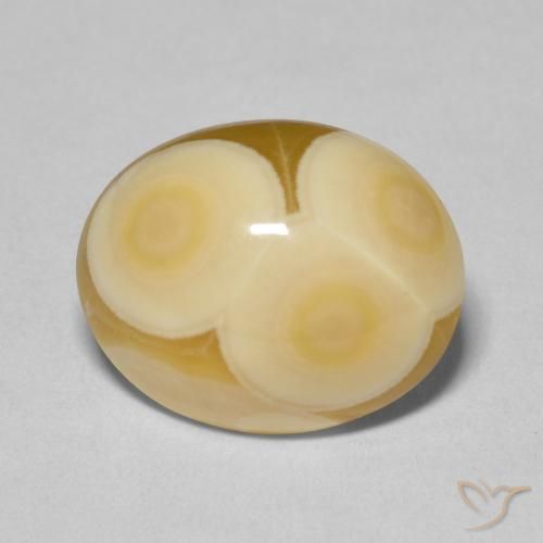 12.11ct Natural Multicolor Agate, Oval, Opaque, Photo A