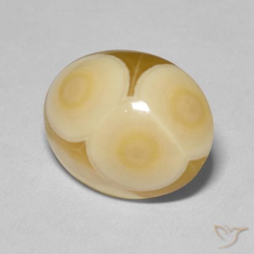 12.11 ct Multicolor Agate Stone, Natural Agate in Oval Cabochon Shape for Sale