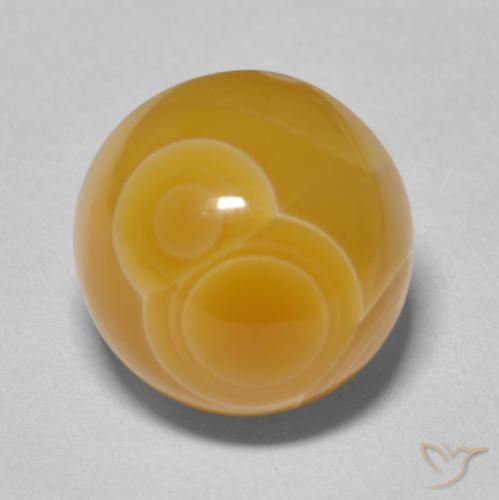 15.40ct Natural Multicolor Agate, Round, Opaque