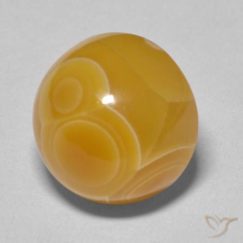 15.40 ct Multicolor Agate Stone, Natural Agate in Round Cabochon Shape for Sale
