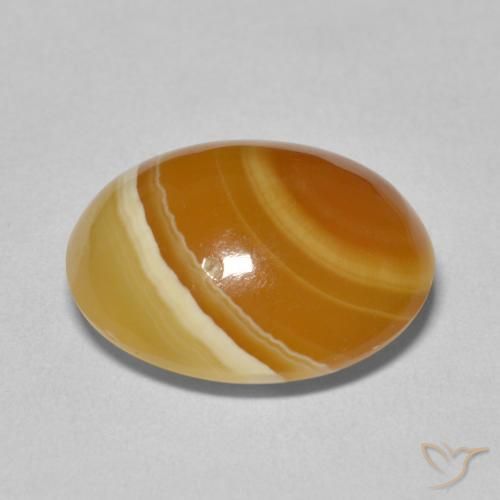 Agate Gemstone in 16.7 x 14.2 mm Size for Sale, Agate Stone in Multicolor Color
