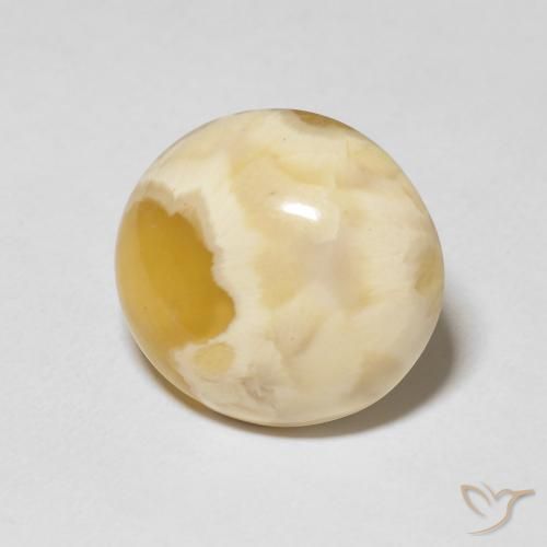 14.01 ct Multicolor Agate Stone, Natural Agate in Round Cabochon Shape for Sale