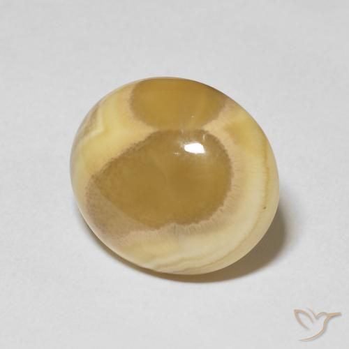 16.42 ct Multicolor Agate Stone, Natural Agate in Oval Cabochon Shape for Sale