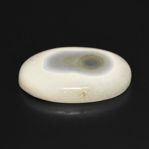 Agate Gemstone in 25 x 18 mm (calibrated) Size for Sale, Agate Stone in Multicolor White Color
