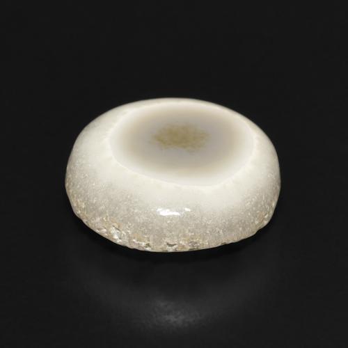 Agate Gemstone in 13 mm (calibrated) Size for Sale, Agate Stone in Multicolor White Color