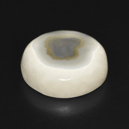 Agate Gemstone in 18 mm (calibrated) Size for Sale, Agate Stone in Multicolor White Color