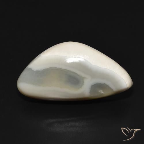 15.91ct Natural Off White Agate, Fancy, Opaque