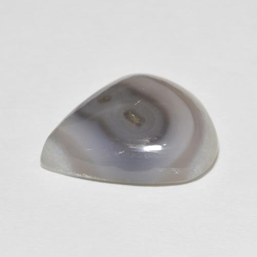 Agate Gemstone in 21.8 x 19.2 mm Size for Sale, Agate Stone in Warm White Color