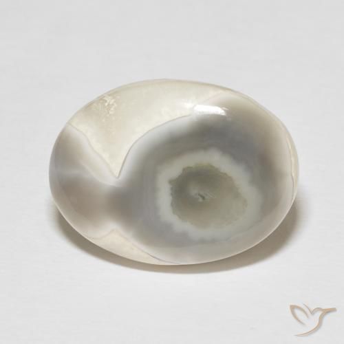 14.26ct Natural Off White Agate, Oval, Opaque