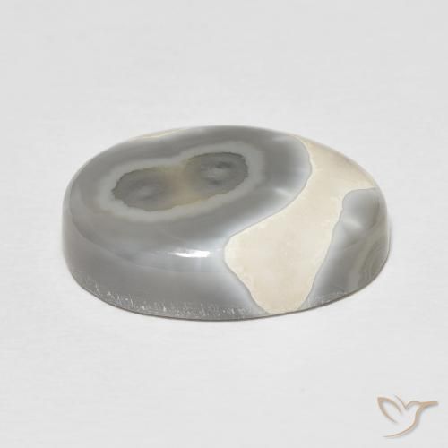Agate Gemstone in 19.9 x 14.3 mm Size for Sale, Agate Stone in Multicolor Color