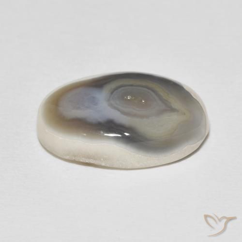 Agate Gemstone in 18.7 x 12.9 mm Size for Sale, Agate Stone in Multicolor Color