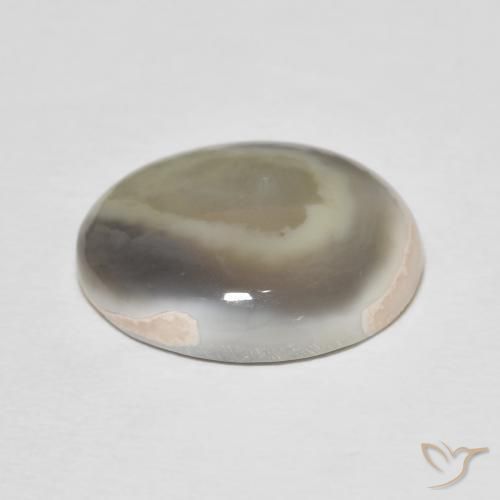 Agate Gemstone in 18.2 x 15.6 mm Size for Sale, Agate Stone in Multicolor Color