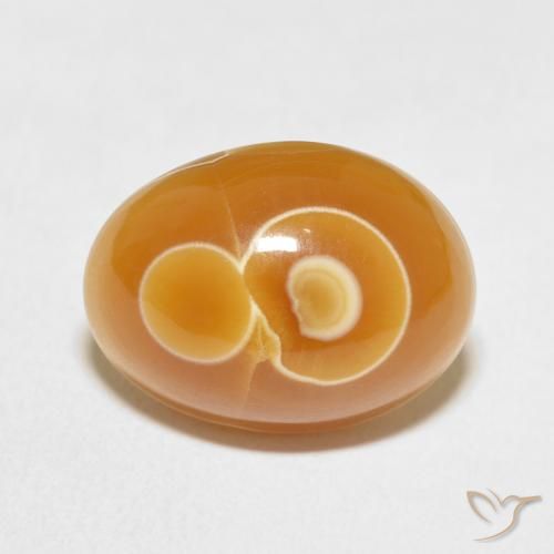 11.58ct Natural Multicolor Agate, Oval, Opaque, Photo A