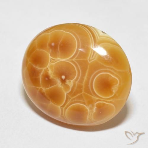 18.54 ct Multicolor Agate Stone, Natural Agate in Oval Cabochon Shape for Sale