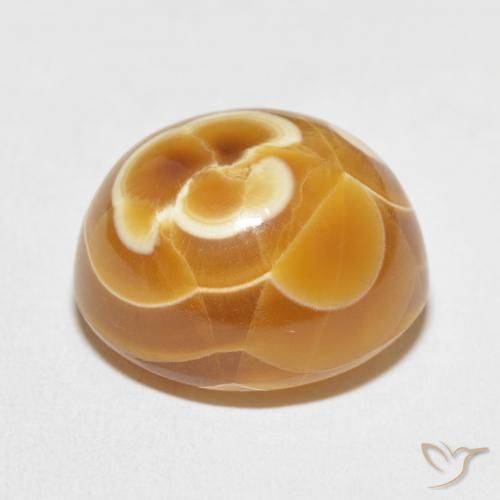 Agate Gemstone in 17.6 x 15.7 mm Size for Sale, Agate Stone in Multicolor Color