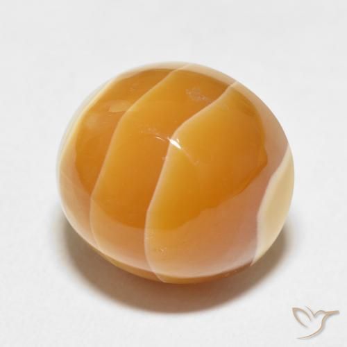 16.52 ct Multicolor Agate Stone, Natural Agate in Oval Cabochon Shape for Sale