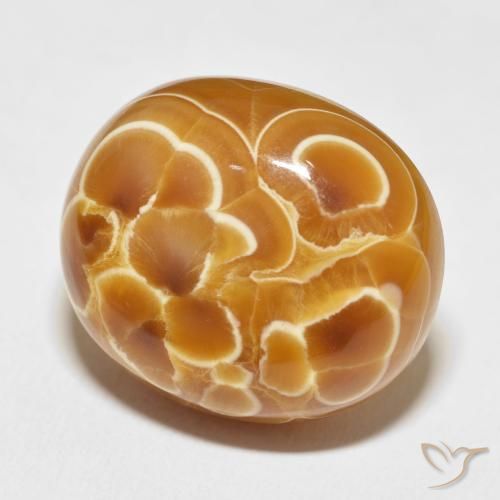 45.93 ct Multicolor Agate Stone, Natural Agate in Oval Cabochon Shape for Sale
