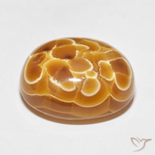 Agate Gemstone in 23.4 x 20.2 mm Size for Sale, Agate Stone in Multicolor Color