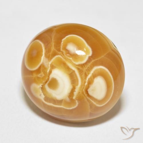 23.93 ct Multicolor Agate Stone, Natural Agate in Oval Cabochon Shape for Sale