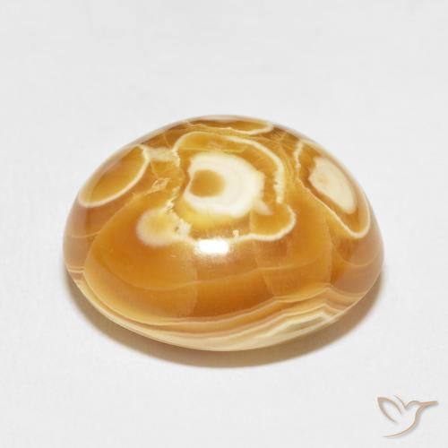 Agate Gemstone in 18.8 x 17.4 mm Size for Sale, Agate Stone in Multicolor Color