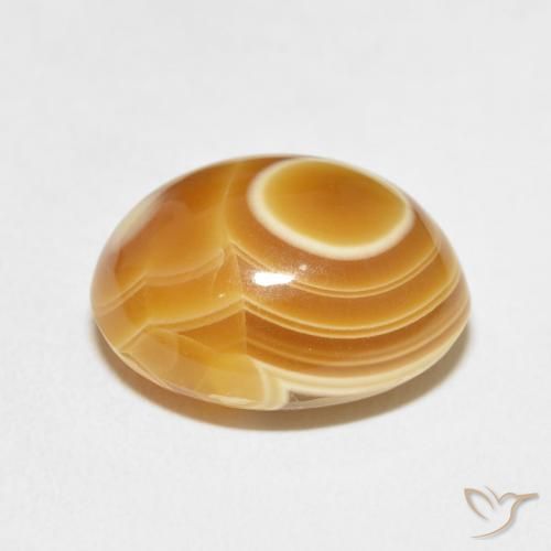 Agate Gemstone in 15.1 x 12.4 mm Size for Sale, Agate Stone in Multicolor Color