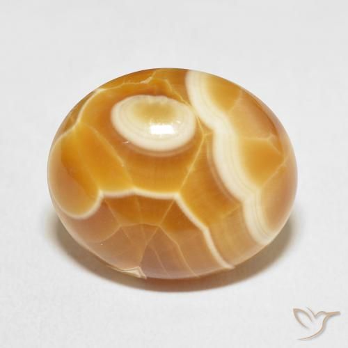 16.00ct Natural Multicolor Agate, Oval, Opaque