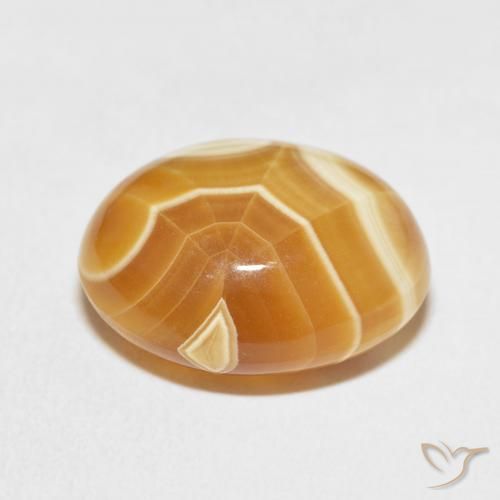 Agate Gemstone in 17.1 x 14.6 mm Size for Sale, Agate Stone in Multicolor Color