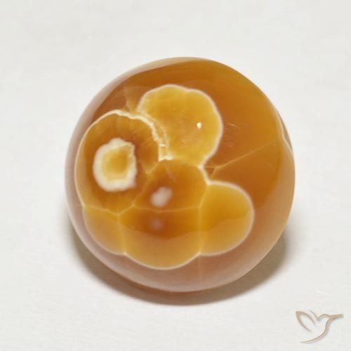 16.88 ct Multicolor Agate Stone, Natural Agate in Round Cabochon Shape for Sale