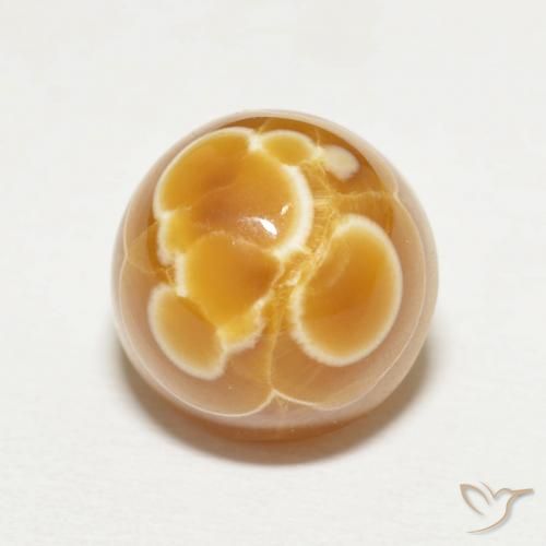 12.87ct Natural Multicolor Agate, Round, Opaque
