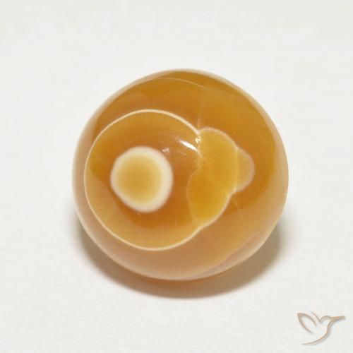 10.42 ct Multicolor Agate Stone, Natural Agate in Round Cabochon Shape for Sale