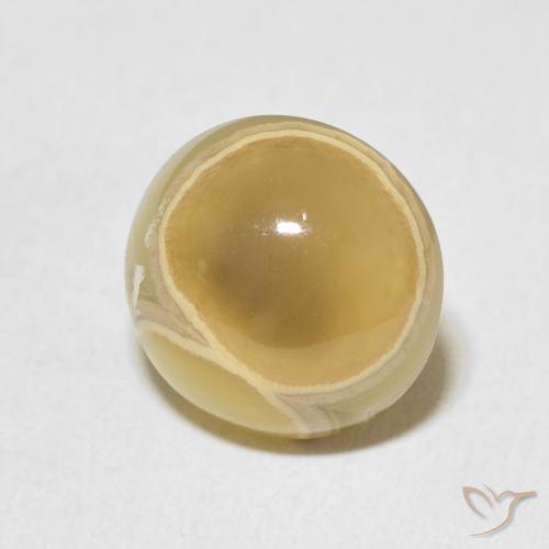 6.97 ct Multicolor Agate Stone, Natural Agate in Oval Cabochon Shape for Sale
