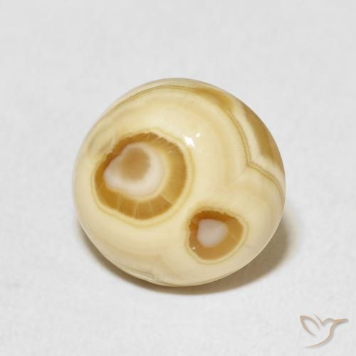 6.00 ct Multicolor Agate Stone, Natural Agate in Oval Cabochon Shape for Sale