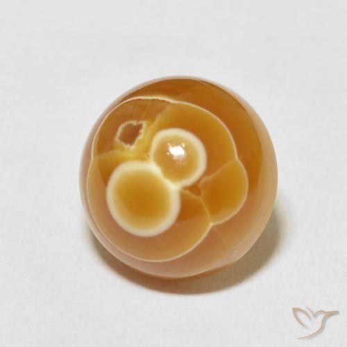 12.96 ct Multicolor Agate Stone, Natural Agate in Round Cabochon Shape for Sale