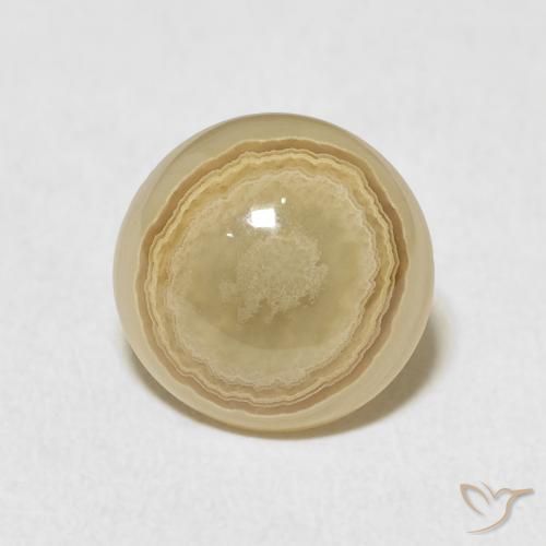 4.81ct Natural Multicolor Agate, Round, Opaque