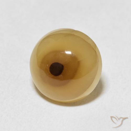 4.72 ct Multicolor Agate Stone, Natural Agate in Round Cabochon Shape for Sale