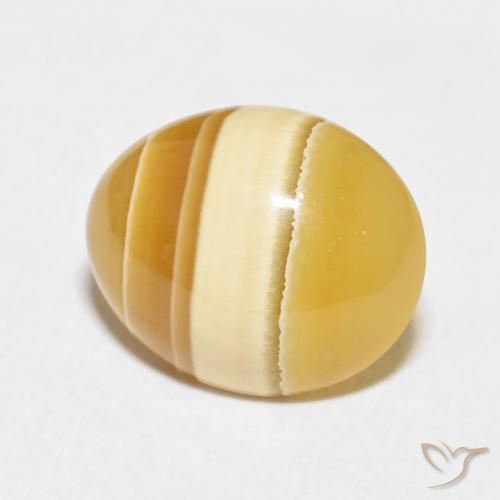 7.73 ct Multicolor Agate Stone, Natural Agate in Oval Cabochon Shape for Sale