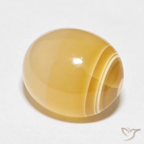 35.37 ct Multicolor Agate Stone, Natural Agate in Oval Cabochon Shape for Sale