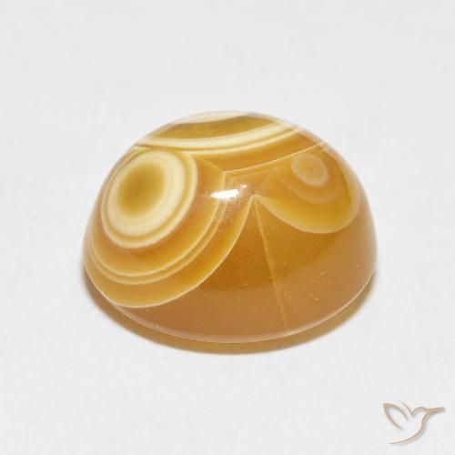 Agate Gemstone in 15.7 x 13.5 mm Size for Sale, Agate Stone in Multicolor Color