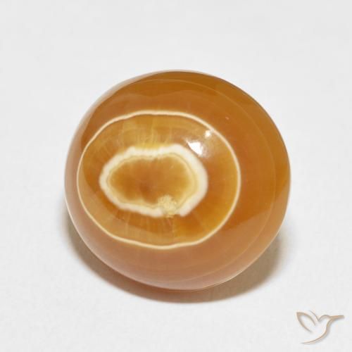 18.44 ct Multicolor Agate Stone, Natural Agate in Oval Cabochon Shape for Sale
