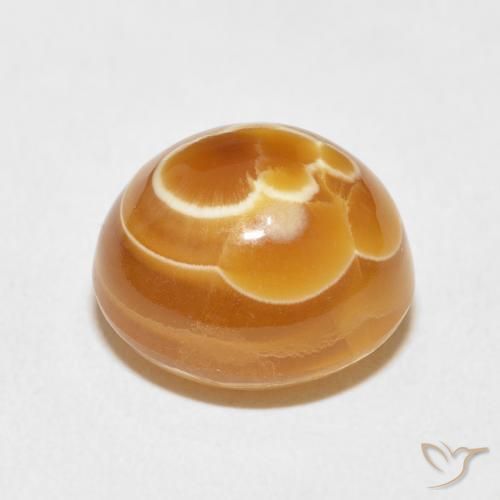 Agate Gemstone in 12.8 x 12 mm Size for Sale, Agate Stone in Multicolor Color