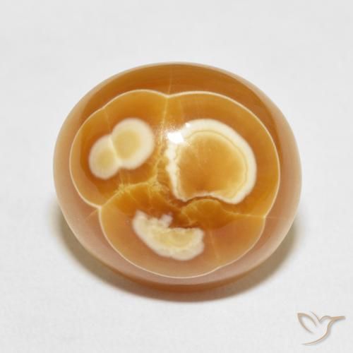 19.53ct Natural Multicolor Agate, Oval, Opaque, Photo A
