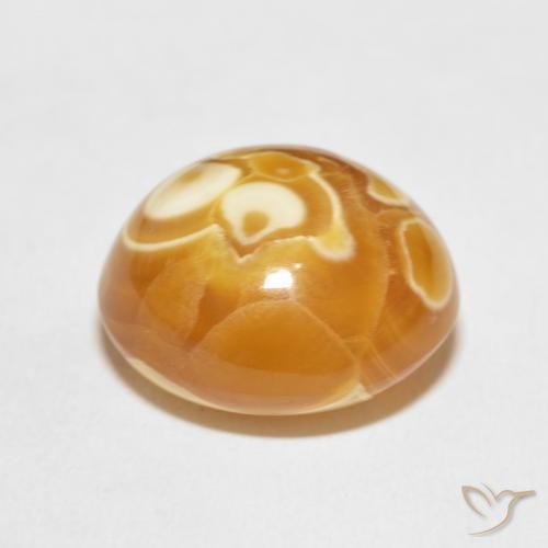 Agate Gemstone in 16.3 x 14.7 mm Size for Sale, Agate Stone in Multicolor Color