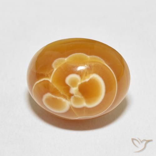 17.47ct Natural Multicolor Agate, Oval, Opaque