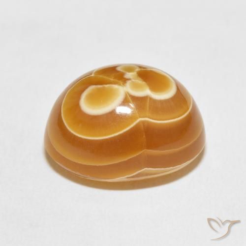 Agate Gemstone in 16.8 x 13.6 mm Size for Sale, Agate Stone in Multicolor Color