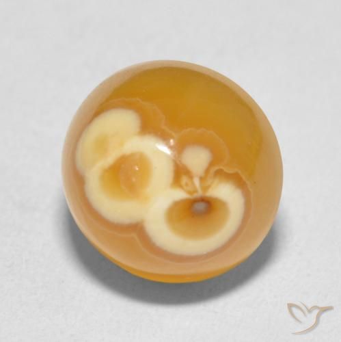 7.37 ct Multicolor Agate Stone, Natural Agate in Oval Cabochon Shape for Sale