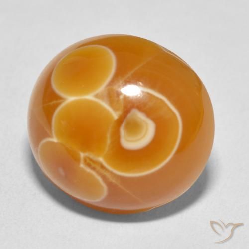 15.88 ct Multicolor Agate Stone, Natural Agate in Oval Cabochon Shape for Sale