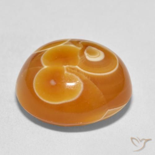 Agate Gemstone in 16 x 14.9 mm Size for Sale, Agate Stone in Multicolor Color