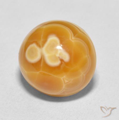 7.41 ct Multicolor Agate Stone, Natural Agate in Oval Cabochon Shape for Sale